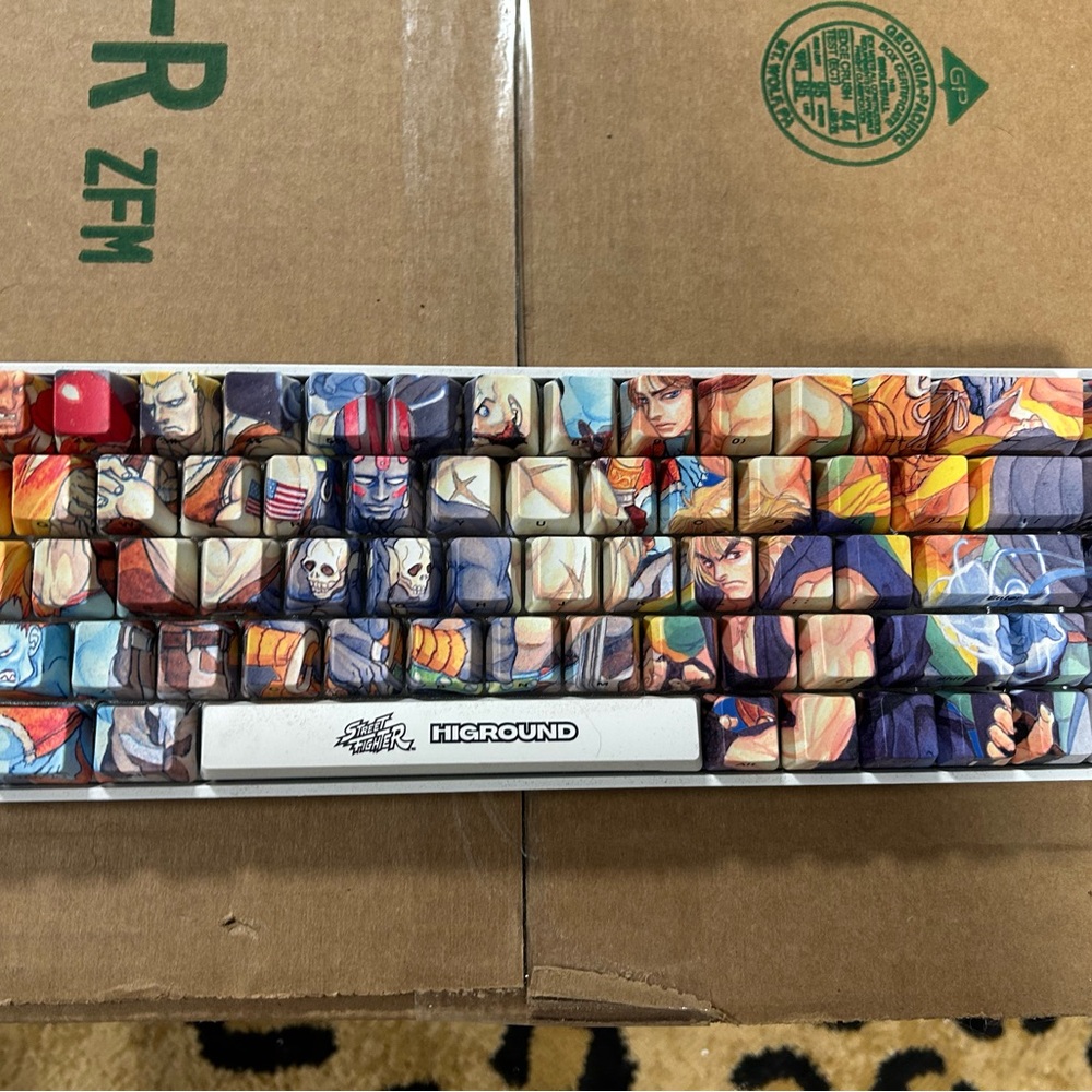 Street Fighter Themed Higround Mechanical Keyboard